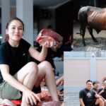 Ayu Ting Ting Potong Daging Kurban: Aksi Kebaikannya Bikin Meleleh