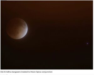 Fenomena Langka! Spica & Bulan Sejajar Idul Adha