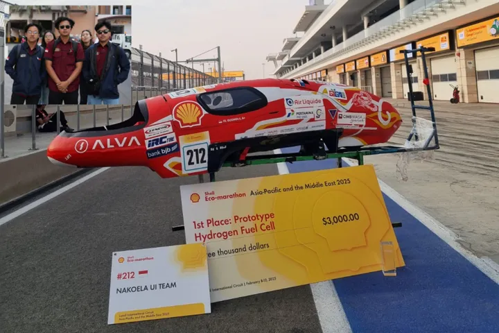 Mahasiswa Indonesia Juara Dunia Prototype Fuel Cell Hidrogen Qatar