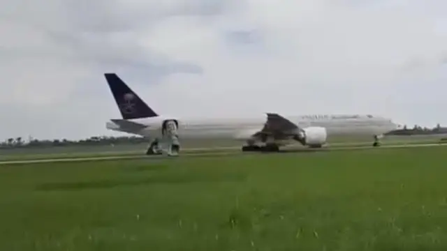 Pesawat Saudia Airlines Mendarat Darurat: Ancaman Bom Lagi di Kualanamu