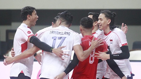 Timnas Voli Indonesia Kalahkan Thailand Dramatis, AVC 2025
