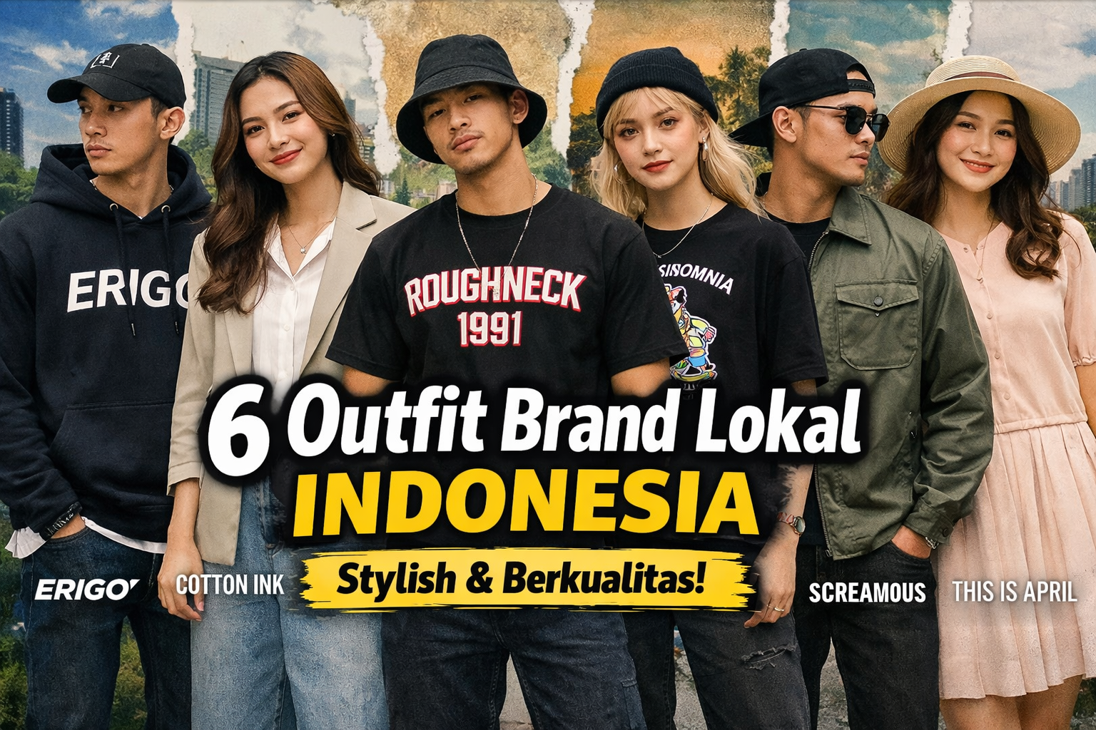outfit brand lokal Indonesia