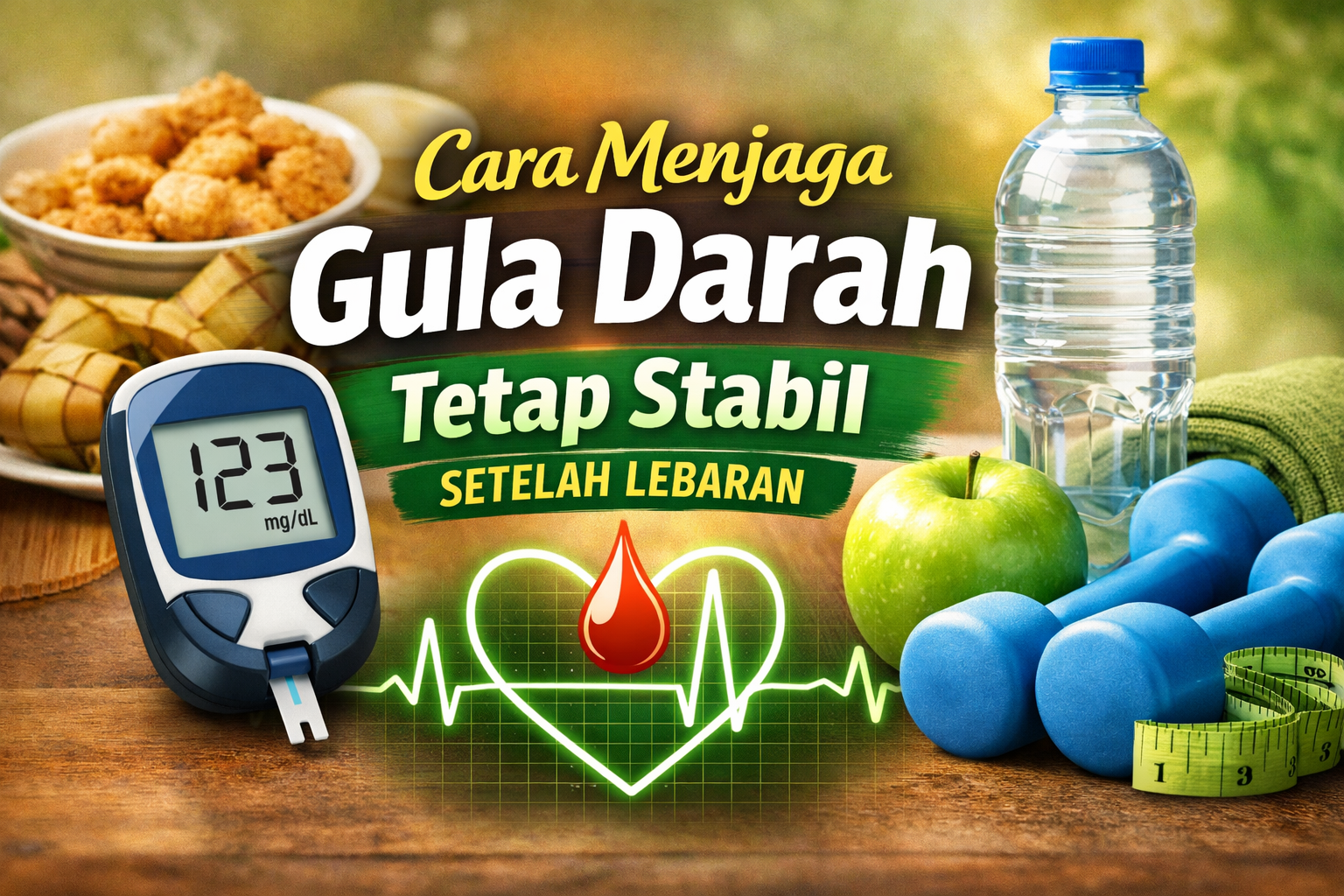 Judul: Cara Menjaga Gula Darah Tetap Stabil Setelah Lebaran