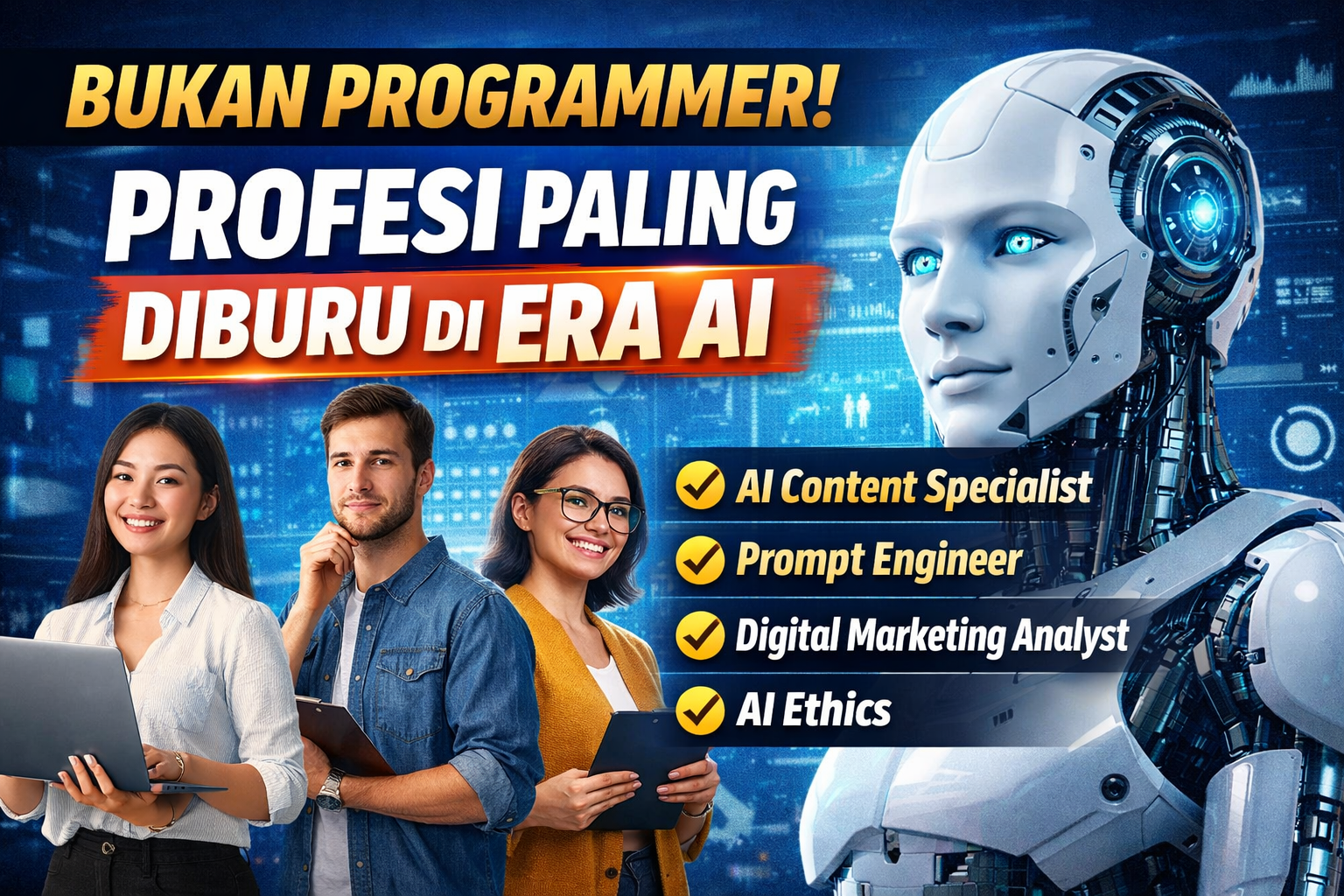 Bukan Programmer! Ini Profesi Paling Diburu di Era AI