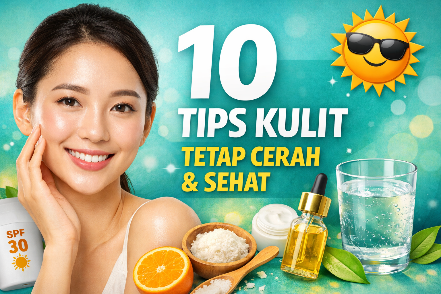 10 Tips Kulit agar Tetap Cerah dan Sehat Secara Alami