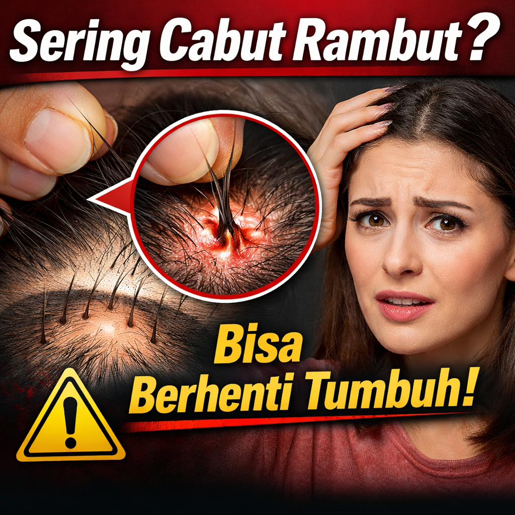 Sering Cabut Rambut Bisa Hambat Pertumbuhannya