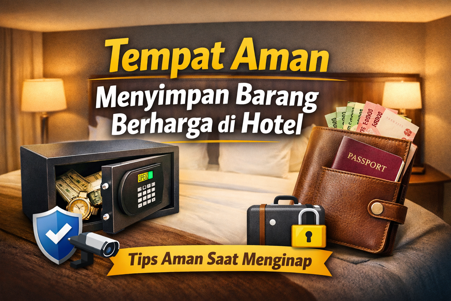 Tempat Aman untuk Menyimpan Barang Berharga di Hotel