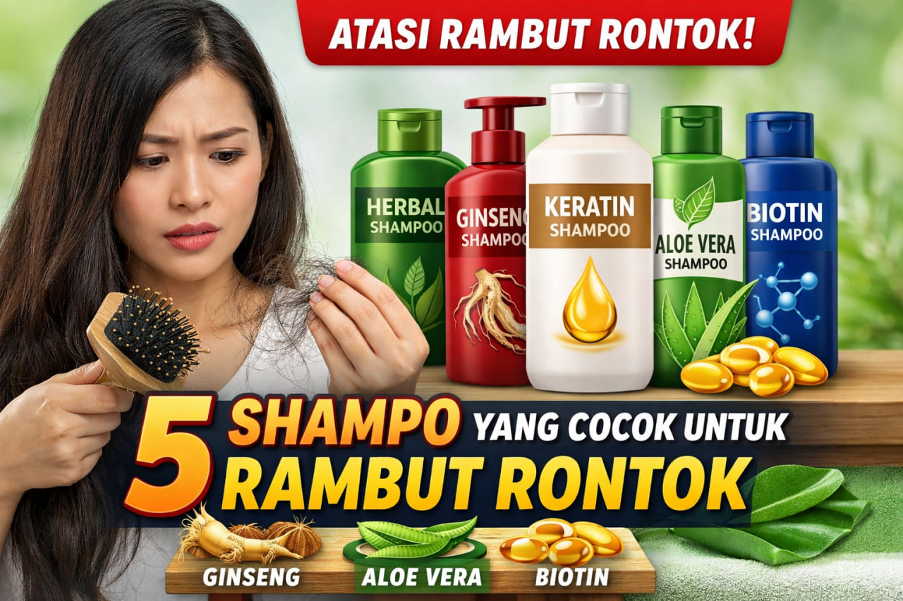 5 Shampo yang Cocok untuk Rambut Rontok, Bantu Kuatkan Akar dan Kurangi Kerontokan